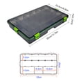 thumbnail image 3 of Caja Señuelos Impermeable Extra Con Inserciones Caja Accesorios para Aparejos Pesca Caja Cebo (verde), 3 of 9