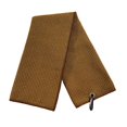 thumbnail image 3 of Toalla de golf con mosquetón, regalo para hombres y mujeres, práctica toalla para palos de golf. Marrón, 3 of 8
