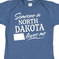 thumbnail image 4 of Inktastic Someone in North Dakota Loves Me Boys or Girls Baby Bodysuit, 4 of 5