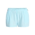 thumbnail image 5 of No Boundaries Striped Seersucker Bungee Shorts, 2" Inseam, Women's XXS-XXL, 5 of 5