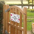 thumbnail image 4 of SKYSONIC Valentine's Day Hearts Welcome Sign Front Door Decor Wall Hanging Plaque Rectangular Door Hanging Sign Porch Decorations for Home Outdoor Indoor Holiday, 4 of 6