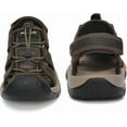 thumbnail image 6 of Rumpra Men's Sandals, Closed Toe Leather Fisherman Outdoor Hiking Sport Shoes Summer, 6 of 7