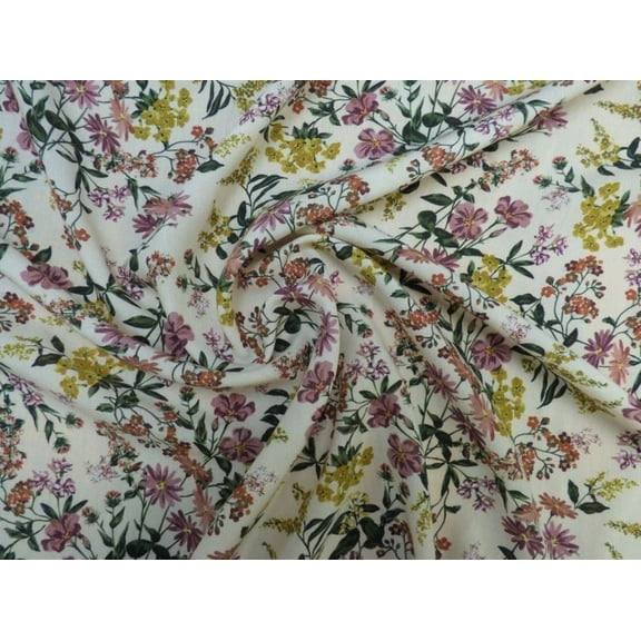 Lady McElroy Tencel Lawn Fabric Multicoloured - per yard