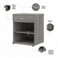 thumbnail image 3 of Bush Business Furniture Universal Garage Storage Cabinet with Drawer and Shelves - Platinum Gray, 3 of 9