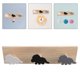 thumbnail image 2 of Ganchos de pared de dinosaurios para niños: perchero de madera para habitación de bebé, decoración de dormitorio para ropa, bolsos y toallas., 2 of 6