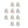 thumbnail image 5 of Tachiuwa 10Pcs Christmas Gift Bags, Party Favor Boxes, with Handles, Tote Bags Xmas Treat Boxes Candy Packing Boxes for Cupcake Bakery White, 5 of 10