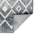 thumbnail image 7 of Unique Loom Bohemian Trellis Collection Area Rug - Gypsy (2' 7" x 12' Runner Vintage Blue/Ivory), 7 of 7