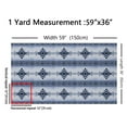 thumbnail image 3 of Homewish Southwestern Aztec Geometric Fabric by the Yard 1 Yard,Rustic Western Home Decor Fabric by the Yard,White Blue Black Sewing Fabric For Adult,Ultra Soft Home Decor, 3 of 6