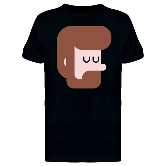 Hipster Man Doodle Tee Men's -Image by Shutterstock