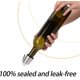 thumbnail image 4 of 2pcs Wine Bottle Stoppers, Stainless Steel Wine Bottle Stoppers with Silicone, Wine Bottle Stoppers, Reusable Champagne Keeper, Resealable, Spill-Proof, for Champagne, Wine, White Wine, 4 of 5