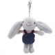 thumbnail image 1 of LLavero de peluche de conejito, llavero de animal relleno de conejo, decoraciones para mochila, colgante de bolso, regalo de Pascua para niños y adultos, ropa azul Adepaton WMPH-1289, 1 of 7