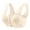 Light Yellow, variant on Bras for Older Women Middle Elderly Vests Thin Front Buckle Lace Style Summer Breathable Light Yellow 36