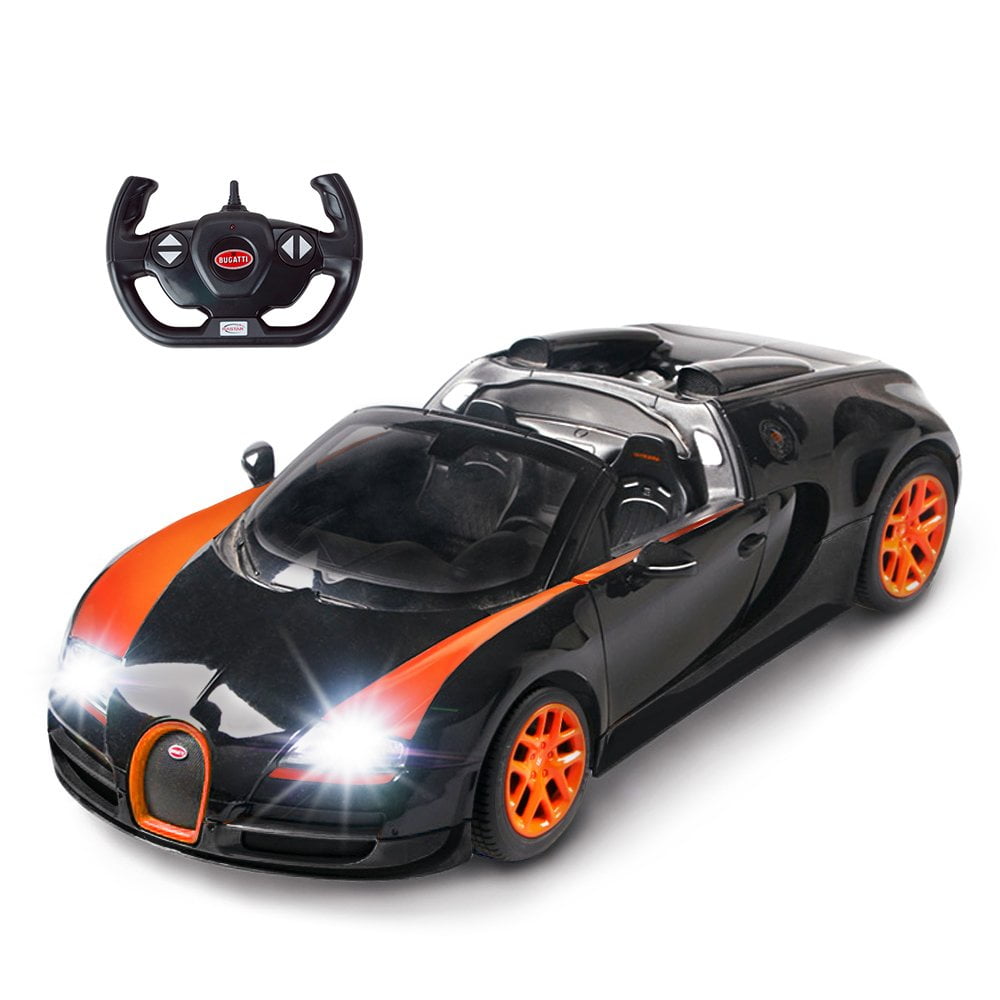 RASTAR Bugatti Toy Car, 1/14 Bugatti Remote Control Car, Bugatti Veyron 16.4 Grand Sport Vitesse