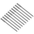 thumbnail image 1 of 10 piezas 100mm 1/4" Vástago Hexagonal T20 Brocas de Destornillador Torx S2 Acero de Alta Aleación, 1 of 4