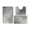 Gray, variant on Bathroom Rug Mat Set 3 Piece, Leaf Bath Mat Non-Slip Ultra Soft Carpet Mats,,Machine Washable,Absorbent with U-Shaped Toilet for Bathroom, Tub, Shower, Gray