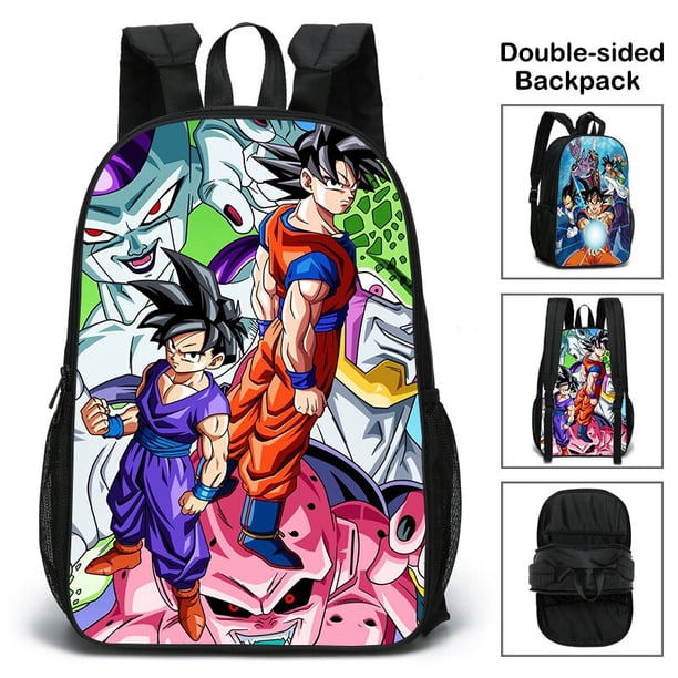 Mochila de Goku de Dragon Ball para niños, mochila Infantil de moda para jardín de infantes, mochila escolar impermeable de gran capacidad de alta calidad