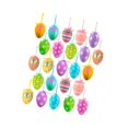 thumbnail image 4 of 24 huevos colgantes de Pascua impresos, adornos colgantes de huevos de Pascua, recuerdos para fiestas Estilo B, 4 of 8