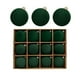 thumbnail image 2 of Bolas de adornos navideños de terciopelo flokado de 12 piezas - Decoraciones colgantes de árbol de plástico marrón de 2,4 pulgadas, 2 of 6