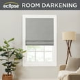 thumbnail image 3 of Eclipse Lane Cordless Roman Shades for Windows, Room Darkening, 23 in Wide x 64 in Long, Grey, 3 of 12