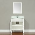 thumbnail image 4 of Elite 30" Single Modern Bathroom Vanity in White with White Glass Top without Mirror, 4 of 5