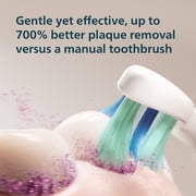 Philips Sonicare 5000 Series Electric Toothbrush - Sonic Toothbrush with Pressure Sensor, 4 Brushing Settings, Easystart Feature, Smartimer & Quadpacer, 14-Day Runtime, White, Model HX4042/81