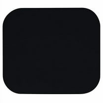 Polyester Mouse Pad Nonskid Rubber Base, 9 x 8, Black