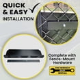 thumbnail image 5 of HD Pickleball Paddle Rack Wall Mount – Holds 4 or 8 Paddles, Heavy-Duty 1/8" Steel Organizer, Weather-Proof Powder Coated Court Storage Rack, 5 of 7