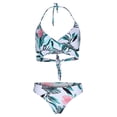 thumbnail image 5 of Plus Size Swimsuit Women Two Pieces Bathing Suit Top Stagger With High Waisted Bottom Bikini Set, 5 of 5