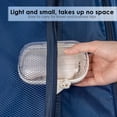 thumbnail image 6 of DODAMOUR 2 Pack Leakproof Travel Soap Container with Lid, Soap Bar Holder with Draining, Portable Soap Dish Case for Traveling, Camping, Gym, Bathroom (Clear White), 6 of 6