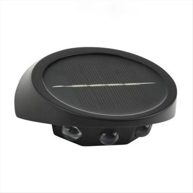 Luces Solares de Pared Impermeables, Lámpara de Valla Exterior de 3 LED para Jardín, Decoración de Patio, Luces de Pared de Bajo Consumo B