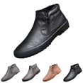 thumbnail image 4 of NOKIO Men'S Snow Boots Men'S High Top Snow Boots Fashion Casual Trainers Breathable Flat Casual Shoes Winter Padded Warm Men'S Boots Men'S Cold Weather Snow Boots, 4 of 5