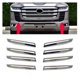 thumbnail image 2 of 8Pcs Silver Front Fog Light Trim Strip Front Grille Bumper for Land Cruiser 2023 LC300, 2 of 5
