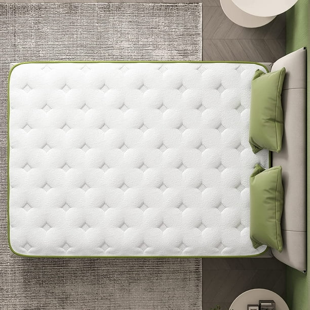 Crystli 8" Full Memory Foam Mattress Hybrid Bed Mattress with Wrapped