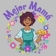 thumbnail image 2 of Women's Encanto Julieta Mejor Mama Circle Graphic Tee Athletic Heather Medium, 2 of 4