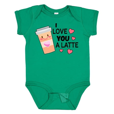

Inktastic I Love You a Latte with Coffee Cup Gift Baby Boy or Baby Girl Bodysuit
