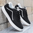 thumbnail image 4 of Zapatos deportivos de talla grande para hombre, zapatos informales de cuero de alta calidad, cómodos zapatos planos blancos clásicos para hombre, zapatillas de tenis para exteriores, 4 of 5