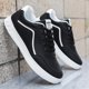 thumbnail image 4 of Zapatos deportivos de talla grande para hombre, zapatos informales de cuero de alta calidad, cómodos zapatos planos blancos clásicos para hombre, zapatillas de tenis para exteriores, 4 of 5
