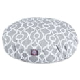 thumbnail image 2 of Majestic Pet Athens Round Dog Bed Treated Polyester Removable Cover Gray Large 42 x 42 x 5, 2 of 6