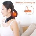 thumbnail image 4 of USB Electric Neck Heating Pad Heated Neck Wrap Hot Therapy Neck Brace 3 Levels Adjustable Temperature for Neck Pain Relief Health Care, 4 of 9