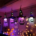thumbnail image 2 of 1 pieza de sombrero de bruja de Halloween, luz colgante, sombrero de mago fantasma, lámpara LED fan Abody  Cadena de lámpara, 2 of 7