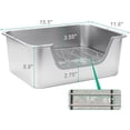 thumbnail image 6 of Stainless Steel Sifting Litter Box for Rabbit (M), 6 of 6