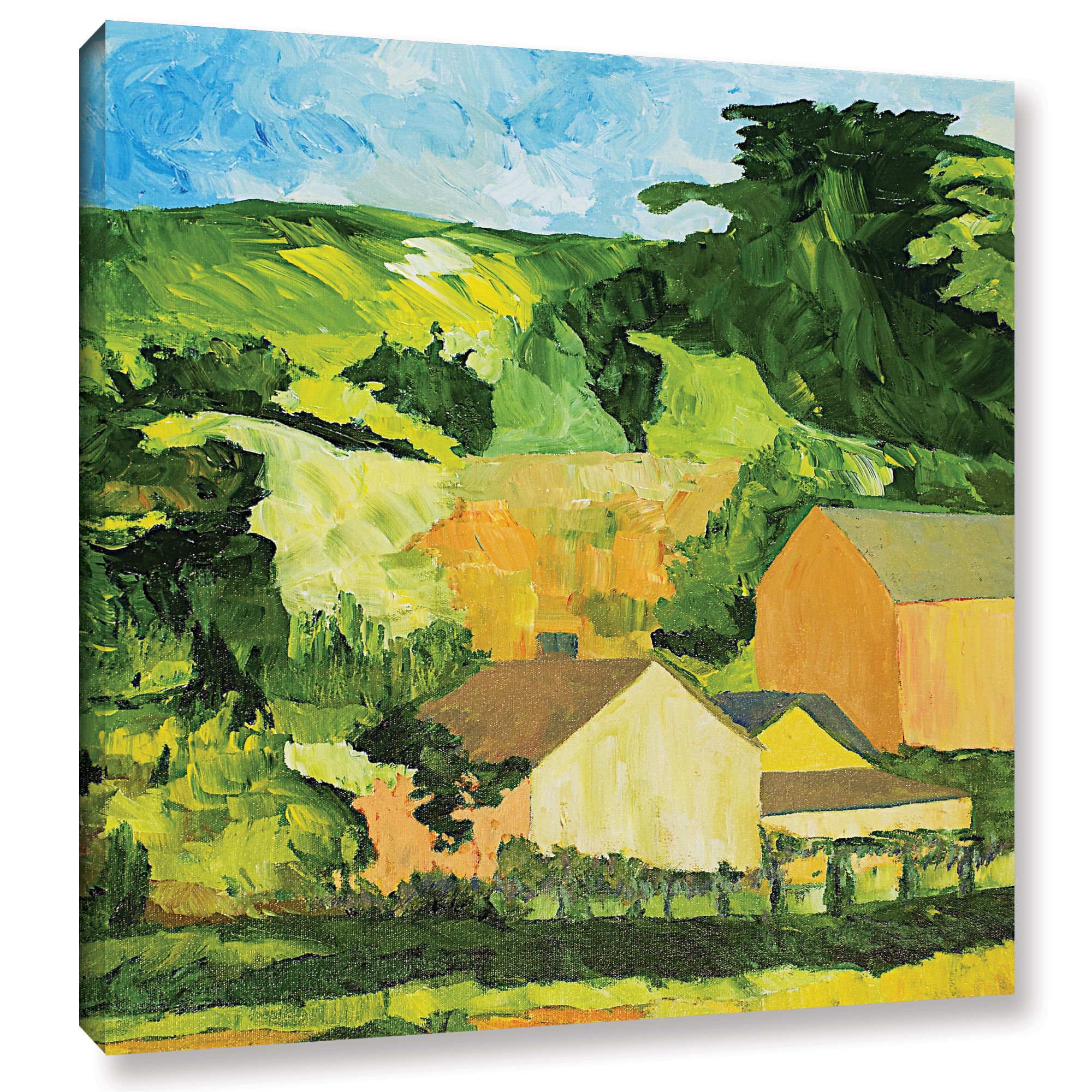 ArtWall Allan Friedlander "Sonoma Home" Gallery-wrapped Canvas