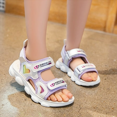 

Toddler Sandal Kids Water Sandals Comfy Boy Sandals Sandalias Para Bebe Sandals Kids Cool Kid Sandals Girls Fashion Soft Bottom Sandals Purple 37