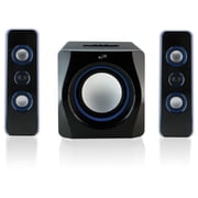 iLive Bluetooth 2.1 Ch. Home Music System with LED Lights, IHB23B, Black