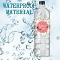 thumbnail image 4 of 30pcs Flower Bottle Stickers Personalized Water Bottle Labels Waterproof Wine Bottle Wraps Self-Adhesive Champagne Cover Tags for Wedding Birthday Party Anniversary Mixed Color, 4 of 9