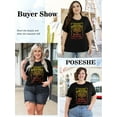 thumbnail image 3 of XCHQRTI Womens Music Plus Size Tshirt Graphic Smooth As Tennessee Whiskey Oversized Tops Short Sleeve Tshirt, 3 of 9