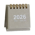thumbnail image 1 of Mini Desk Calendar 2025 Unprinted Punch Card Countdown Planner for Desktop Use 7.5 cm x 6.5 cm x 3.5 cm Triangular Fold Design, 1 of 5