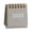 Gray, variant on 2025 Mini Desk Calendar, Small Unprinted Wind Calendar with Punch Card Countdown, Portable Desktop Ornament for Home Office School, 250gsm Thick Paper, 7.5x6.5x3.5cm