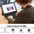thumbnail image 3 of CUPEISI Android 15 Tablet 10 Inch, 20GB RAM+128GB ROM/2TB Expandable, 2.0GHz Quad-core Processor, 1280*800 IPS HD Screen, 5G WiFi 6 BT 5.0, 2 in 1 Tablets with Keyboard Case Mouse Stylus, Widevine L1, 3 of 7