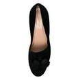 thumbnail image 3 of YDN Women Round Toe Tassel Loafers Slip on Platform Chunky High Heels Business Date Formal Pumps Size 7 Black, 3 of 4